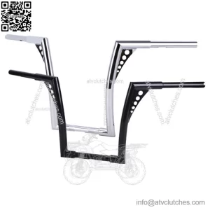 10" 12" 14" 16" Rise Hanger Handlebars For Harley Dyna Sportster XL 883 1200 (For: Harley-Davidson)