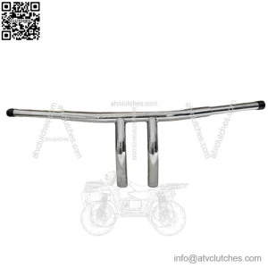 1-1/4" Chrome 8" Rise T-Bar Handlebars For Harley Dyna FLS Road Glide Universal (For: Harley-Davidson)