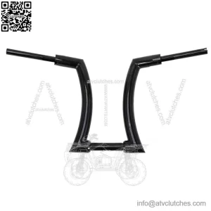 Black 16" Rise Hangers Handlebars For Harley Touring Dyna Softail Sportster (For: Harley-Davidson)