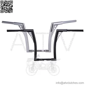 10" 12" 14" 16" Rise Hanger Handlebars For Harley FLST Sportster XL 883 1200 (For: Harley-Davidson)