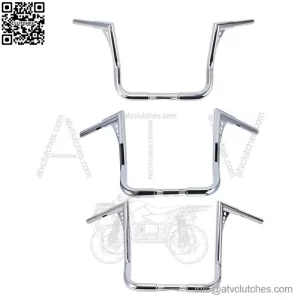 12 14 16" Rise Hanger HandleBar For Harley Touring Dressers FLHTC FLHT 82-21