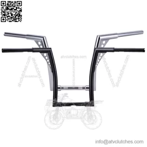 10" 12" 14" 16" Rise Hanger Bar Handlebars For Harley Dyna Softail FLST FXST (For: Harley-Davidson)