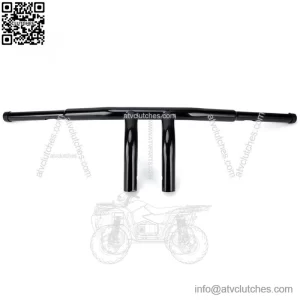 Gloss Black Motorcycle 8" Rise 1-1/4" Bar T-Bars Handlebars For Harley Universal (For: Harley-Davidson)