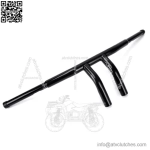 Black 8" Rise 1-1/4" T-Bars Handlebar For Harley Touring Road King Electra Glide (For: Harley-Davidson)