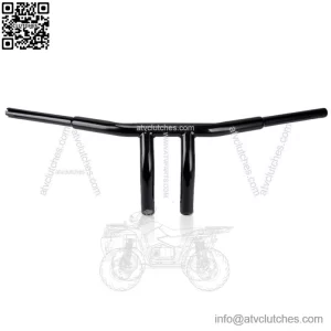 1-1/4" Black 8" Rise Pullback T-Bars Handlebars For Harley Touring Universal (For: Harley-Davidson)