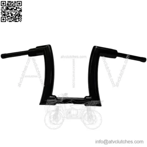 12" Rise Hanger Handlebars 1.25" For Harley Touring Road King Softail Dyna  (For: Harley-Davidson)