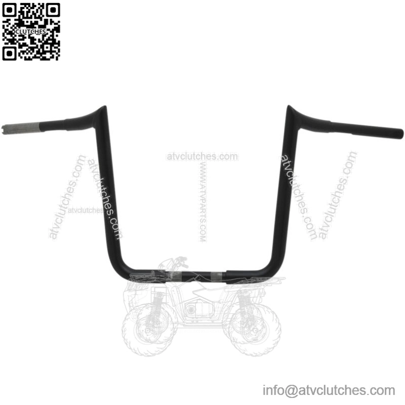 Matte Black 16" Prime Ape 1-1/4" Motorcycle Handlebars Harley Bagger