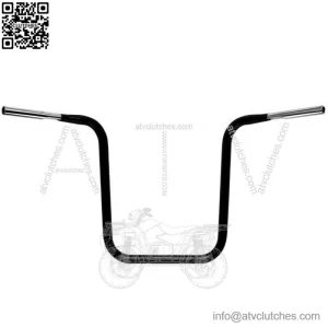 Black 8" Hefty Prime Ape Hanger Handlebars 2015-2020 Harley Touring