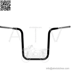 Black 10" Prime Ape Hanger Handlebars 1999-2020 Harley Touring FLHX