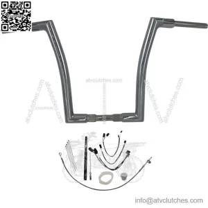 EZ Install 16" Flat Top Handlebar Kit 2021-2022 Harley Road King FLH
