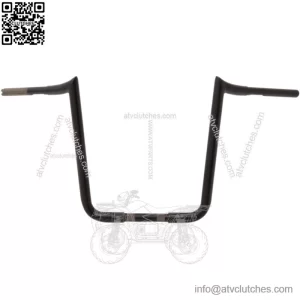 Flat Black 18" Prime Ape Handlebars for 1984-2020 Harley Softail FXS