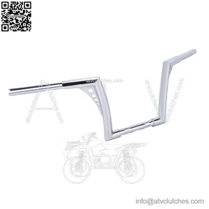 10" Rise Chrome Hangers Handlebar For Harley Dyna Sportster XL 883 1200