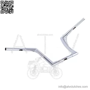12" Rise Chrome Hangers Handlebar For Harley Dyna Sportster XL 883 1200