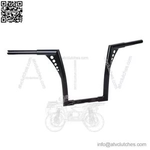 14"Rise vivid Black Hangers Handlebar For Harley Dyna Sportster XL 883 1200