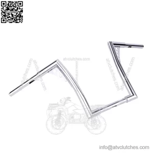 14" Rise Chrome Hangers Handlebar For Harley Dyna Sportster XL 883 1200