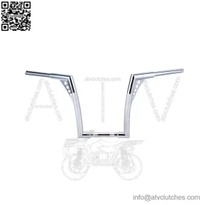 14" Rise Chrome Hangers Handlebars For Harley Softail Dyna Sportster XL