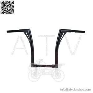 16" Rise Vivid Black Hangers Handlebars For Harley Softail Dyna Sportster XL