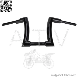 Glossy Black (12") Hanger Bars Handlebars For Harley Dyna FLST FXST Sportster XL