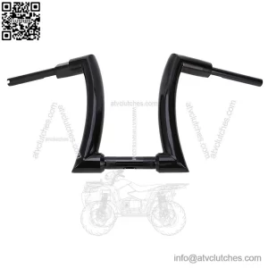 Glossy Black (14") Hanger Bars Handlebars For Harley Dyna FLST FXST Sportster XL