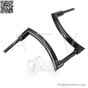 Glossy Black (16") Hanger Bars Handlebars For Harley Dyna FLST FXST Sportster XL
