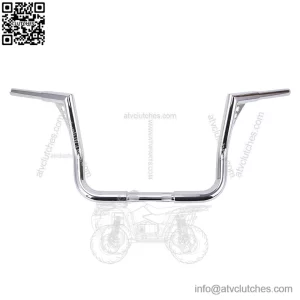12" Rise Chrome Handlebars For Harley Touring Electra Glide 1982-2021