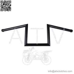 #28" Rise Black Handlebar For Harley Chopper Bobber