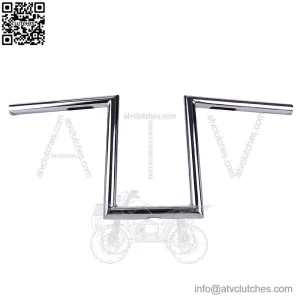 #110-1/2" Rise Chrome Handlebar For Harley Dyna Softail Sportster 883 1200
