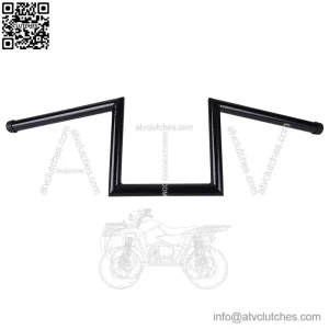 #28" Rise Black Handlebar For Harley Dyna Softail Sportster 883 1200