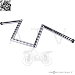 #28" Rise Chrome Handlebar For Harley Dyna Softail Sportster 883 1200
