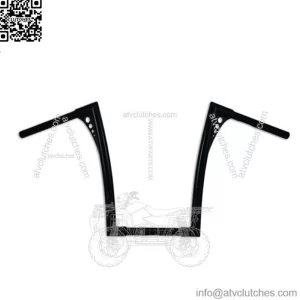 16 Inch Ape Hangers Motorcycle Handlebars For Harley Davidson