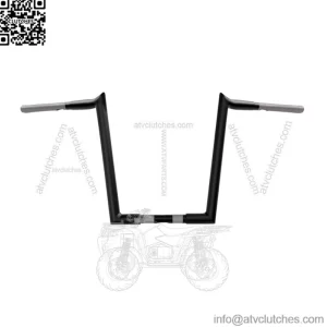 16" Satin Black Handlebar WILD 1 WO586B