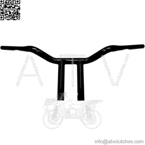 1 1/4in. Handlebar with 10in. Built-In Risers LA-7333-02B