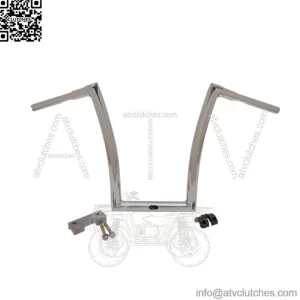 1-1/2" Touring Strip Handlebar 17" Rise Chrome 0601-5203