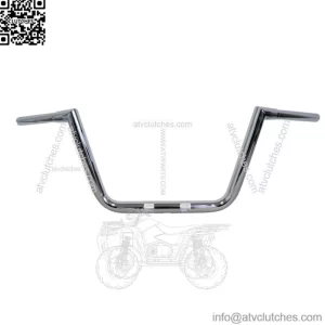 1 1/4" Big Twin Peaks Handlebars Chrome 10" Rise LA-7362-10