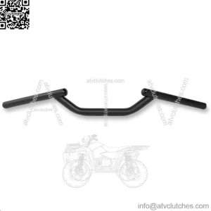 1in. Speed Up Cafe Handlebar Flat Black 0601-4662