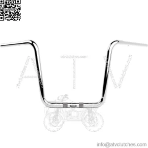 1-1/4 in. Twin Round Handlebars Chrome LA-7324-14C