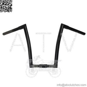 1 1/4" Strip Handlebars 14" Black Spr - 14" 0601-3573