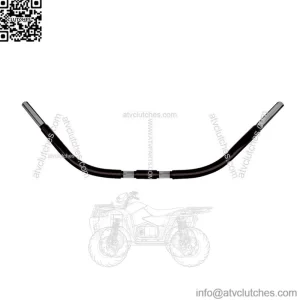 Wild 1 1 1/4in. Chubby Handlebar Springer Beach Bar - Black WO551B