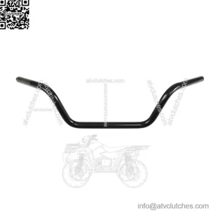 1in. Handlebar Black Buckhorn Low Bend