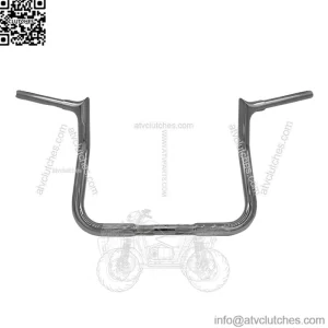 Inc. 1-1/4" EZ Install Pointed Top Handlebar 11" Chrome 905011
