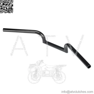 1" Handlebars slotted Black 6013-2016