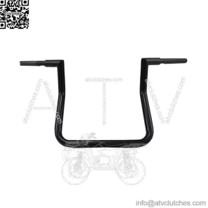 1-1/4" Twin Peak Challenger Handlebar 10" Black LA-7368-10B