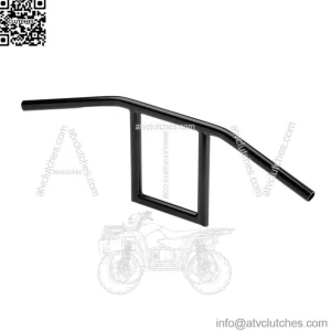 1" Handlebars slotted Black 6006-2016