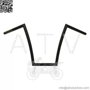 1" Stripper Handlebars Flat Black 0601-2549