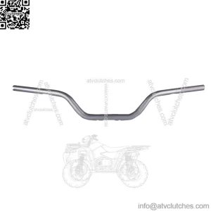 V-Twin MOTO Handlebar 1 1/8" Silver H691CFS