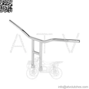 1" Handlebars Slotted Chrome 6224-1056