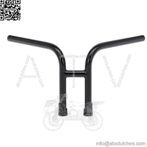 1" Handlebars slotted Black 6201-2016