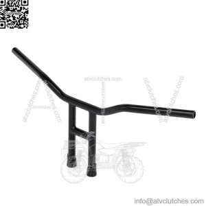 1" Handlebars slotted Black 6222-2016