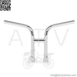 1" Handlebars Slotted Chrome 6201-1056