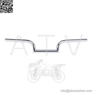 1" Handlebars Slotted Chrome 6013-1056
